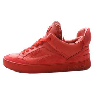 ルイヴィトン(LOUIS VUITTON)のLOUIS VUITTON ルイヴィトン ×KANYE WEST DONS SNEAKER RED カニエウェスト ドンズ ローカットスニーカー レッド GO0059(スニーカー)