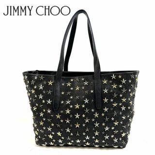 ジミーチュウ(JIMMY CHOO)のジミーチュウ レザー スタッズ ピムリコ A4大容量 トートバッグ イタリア製(トートバッグ)