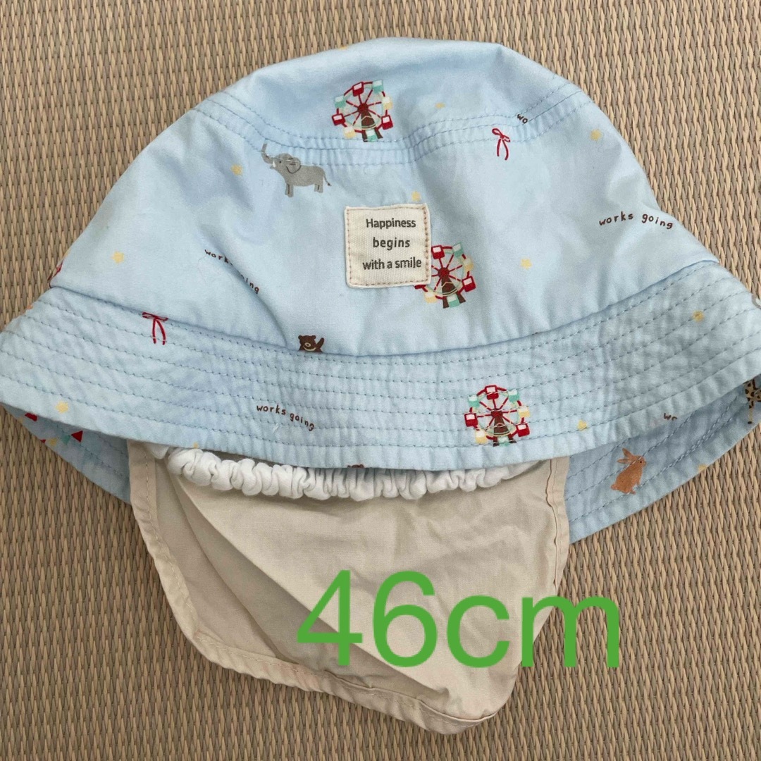 ベビー　帽子　46cm 赤ちゃん本舗 キッズ/ベビー/マタニティのこども用ファッション小物(帽子)の商品写真