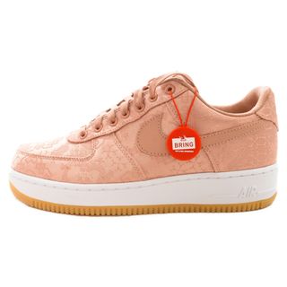 ナイキ(NIKE)のNIKE ナイキ ×CLOT AIR FORCE 1 LOW×クロット エアフォース ワン ローカットスニーカー ローズゴールド US9/27cm CJ5290-600(スニーカー)