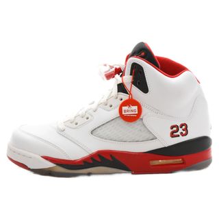 ナイキ(NIKE)のNIKE ナイキ AIR JORDAN 5 RETRO BLACK TONGUE エアジョーダン5 レトロ 黒ベロ FIRE RED ファイアレッド ハイカットスニーカー 136027-120 26.5cm/US8.5(スニーカー)