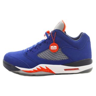 ナイキ(NIKE)のNIKE ナイキ AIR JORDAN 5 RETRO LOW KNICKS エアジョーダン レトロ ロー ニックス ローカット スニーカー ブルー US13/31cm 819171‐417(スニーカー)