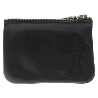 クロムハーツ(Chrome Hearts)のCHROME HEARTS クロムハーツ ZPR CHNG PURSE DGGR ZIP チェンジパースクロスパッチ コインケース ダガージップ ブラック(コインケース/小銭入れ)