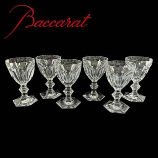 バカラ(Baccarat)の【美品】Baccarat アルクール ワイングラス クリスタルガラス L 6脚(グラス/カップ)