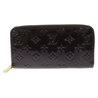 ルイヴィトン(LOUIS VUITTON)のLOUIS VUITTON ルイヴィトン モノグラムヴェルニ ジッピーウォレット ラウンドジップ 長財布 ボルドー M93522 RFID(長財布)