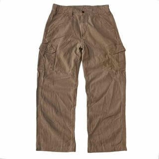 カーハート(carhartt)のカーハート ワークパンツ ダック地 カーゴパンツ W33 革タグ x98(ワークパンツ/カーゴパンツ)