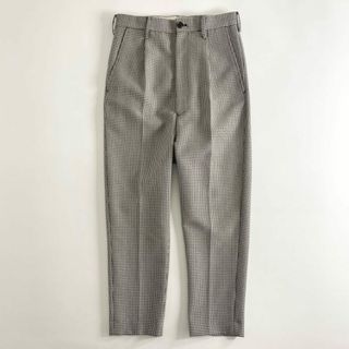 ダブレット(doublet)の63e5 《美品》 doublet ダブレット Pe/W HIGH WAIST SLIM TROUSERS ハイウエストスリムトラウザーズ パンツ ボトムス スラックス 20SS02PT112 XSサイズ ブラック ホワイト(スラックス)