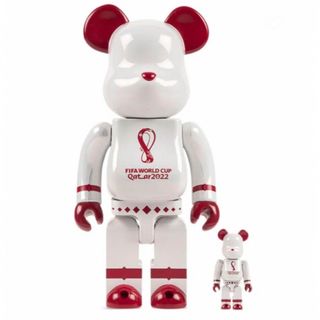 メディコムトイ(MEDICOM TOY)のBE@RBRICK x FIFA World Cup WHITE CHROME(その他)