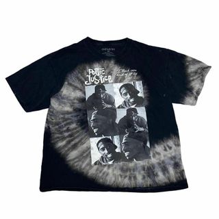 ミュージックティー(MUSIC TEE)のポエティックジャスティス 2PAC 映画 半袖バンドTシャツ タイダイ z13(Tシャツ/カットソー(半袖/袖なし))