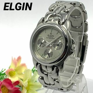 エルジン(ELGIN)の712 ELGIN 腕時計 レディース エルジン デイデイト 美品(腕時計)