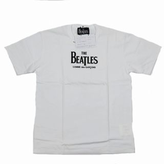 コムデギャルソン(COMME des GARCONS)のコムデギャルソン  ビートルズ ロゴプリント Tシャツ ホワイト(Tシャツ/カットソー(半袖/袖なし))