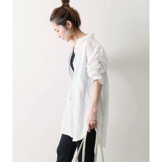 FRAMeWORK - FRAMeWORK フレームワーク FRENCH LINEN 2WAYシャツ