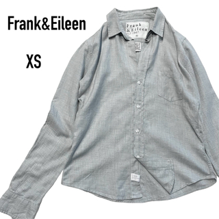 フランクアンドアイリーン(Frank&Eileen)のフランクアンドアイリーン　BARRY コットンシャツ　XS ガーゼ素材　グレー(シャツ/ブラウス(長袖/七分))
