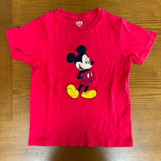 ディズニー(Disney)のミッキーマウス　UT赤(Tシャツ/カットソー)