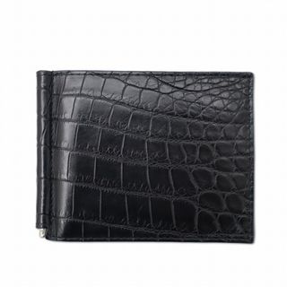 ボッテガヴェネタ(Bottega Veneta)のボッテガヴェネタ クロコダイルレザー マネークリップ フラグメントケース(折り財布)