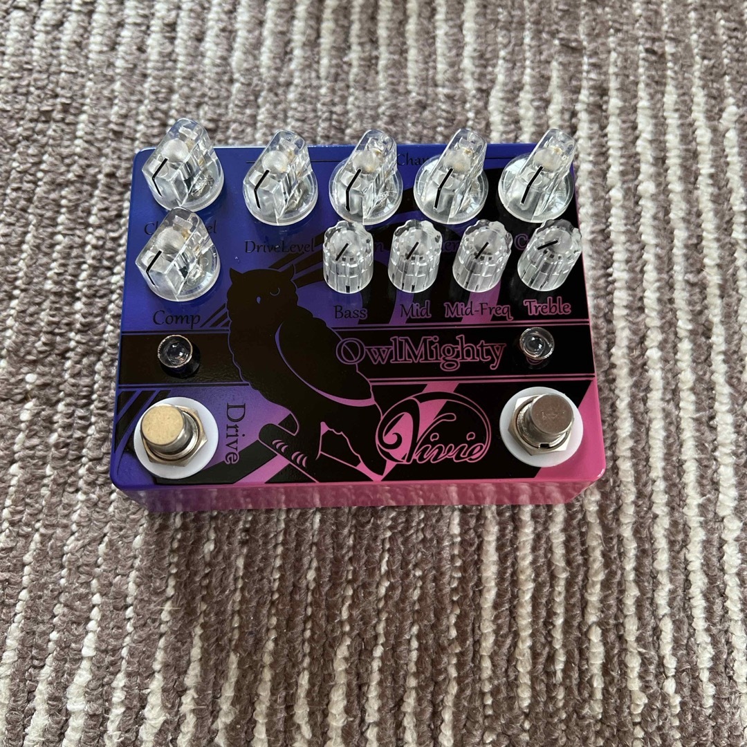 Vivie OwlMighty ver2 ベース用プリアンプ ベースエフェクター Vivie OwlMighty ver2 ベース用プリアンプ ベースエフェクター