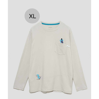 グラニフ(Design Tshirts Store graniph)のグラニフ　ロンT  忍たまエンブロイダリー(Tシャツ/カットソー(七分/長袖))