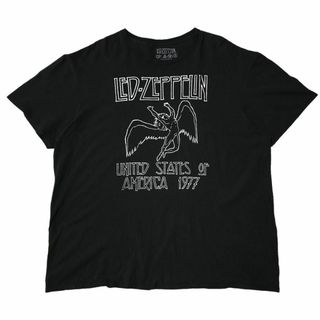 ミュージックティー(MUSIC TEE)のレッドツェッペリン ロックバンド 半袖ツアーTシャツ バンT ロックT x36(Tシャツ/カットソー(半袖/袖なし))