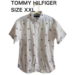 トミーヒルフィガー(TOMMY HILFIGER)のTOMMY HILFIGER トミーヒルフィガー 半袖ボタンダウン シャツXXL(シャツ)