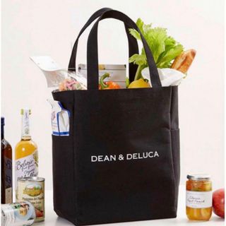 ディーンアンドデルーカ(DEAN & DELUCA)のDEAN&DELUCA  特大デリバッグ　ブラック　オトナミューズ　付録(エコバッグ)