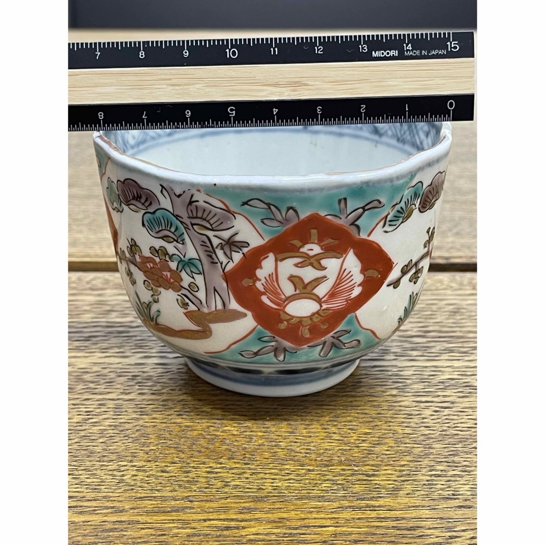 古伊万里　湯呑 蕎麦猪口　富貴長春 エンタメ/ホビーの美術品/アンティーク(陶芸)の商品写真