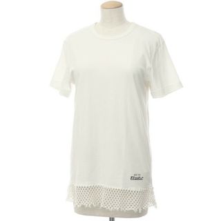 トーガ(TOGA)の【中古】トーガ TOGA メッシュ切替 半袖Tシャツ オフホワイト【サイズONE】【レディース】(Tシャツ(半袖/袖なし))