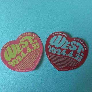 ジャニーズウエスト(ジャニーズWEST)のWEST. AWARD ステッカー(アイドルグッズ)