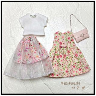 リカちゃん　服　ハンドメイド　着回しコーデセット