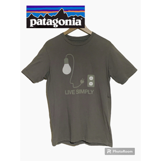 パタゴニア(patagonia)の【パタゴニア】  Patagonia Tシャツ　LIVE SIMPLY グレー(Tシャツ/カットソー(半袖/袖なし))