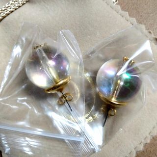 Q-pot.バブルピアス Bubble Double Dream Pierce