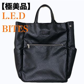 エルイーディーバイツ(L.E.D.BITES)の【美品】L.E.D BITES   2WAYバッグ　CAMMER ブラック(バッグパック/リュック)