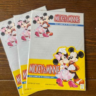 ディズニー(Disney)の【1セット】2000年〜 平成前半 ミッキー&ミニーレターセット(印刷物)