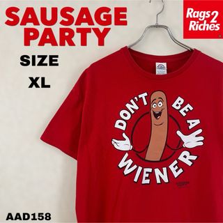 ティービーアンドムービー(TV&MOVIE)のソーセージパーティー SAUSAGE PARTY ムービープリントTシャツ(Tシャツ/カットソー(半袖/袖なし))