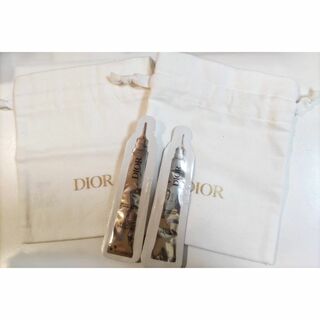 ディオール(Dior)のDior　巾着×２　カプチュール トータル ヒアルショット１ｍｇサンプル×２(美容液)