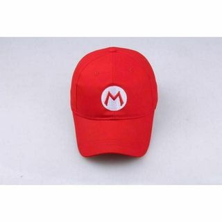 マリオ2点セット　帽子　キャップ　大人　子供(衣装)