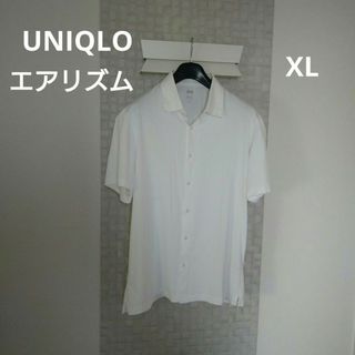 ユニクロ(UNIQLO)のUNIQLO ユニクロ　エアリズム　フルオープン　ポロシャツ　XLサイズ(ポロシャツ)