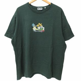 KITH 22SS Discere Faciendo Tシャツ 半袖  XL 緑(Tシャツ/カットソー(半袖/袖なし))