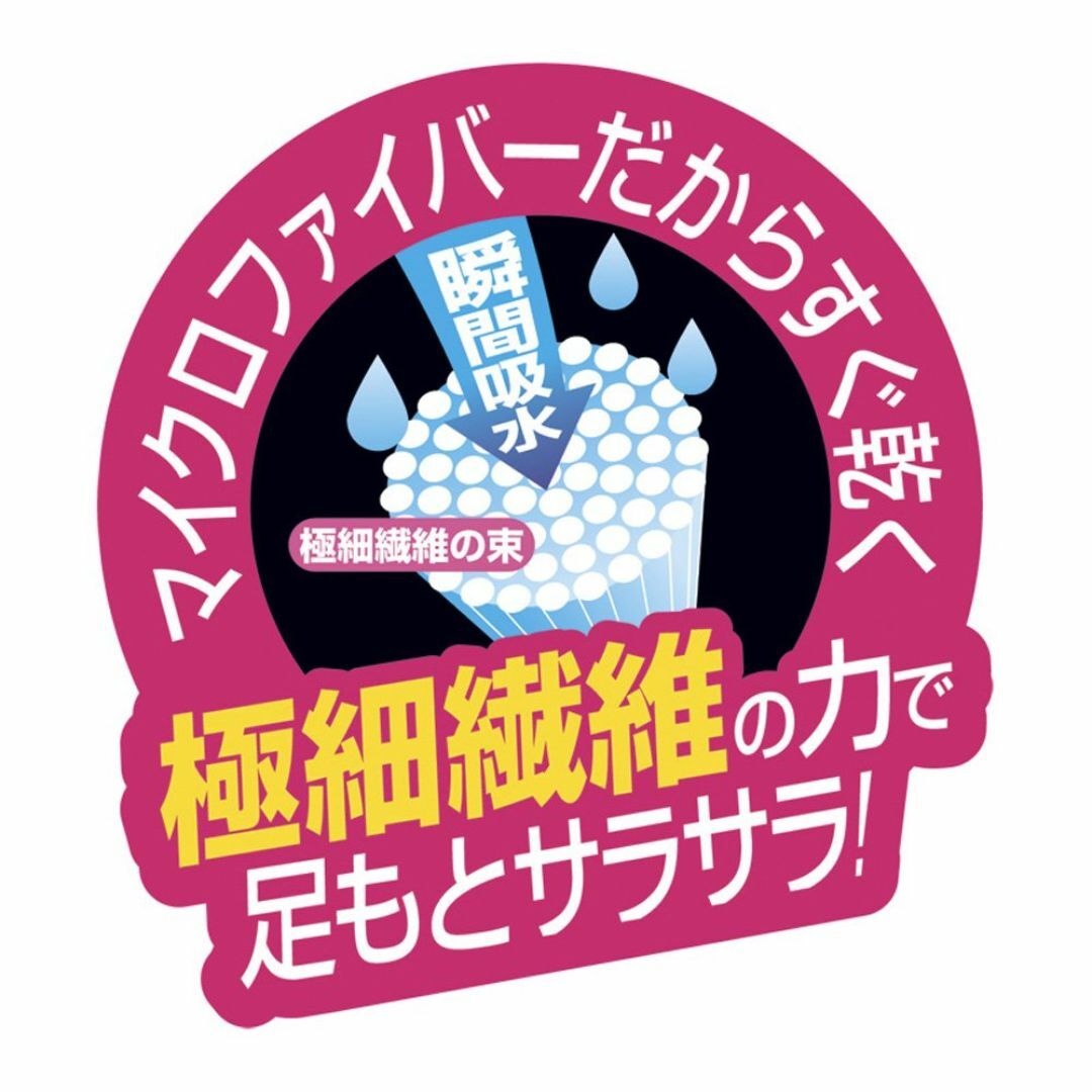 【色: ブルー】レック サラサラ 瞬間吸水 バスマット (S ・ 50×33cm インテリア/住まい/日用品の日用品/生活雑貨/旅行(タオル/バス用品)の商品写真