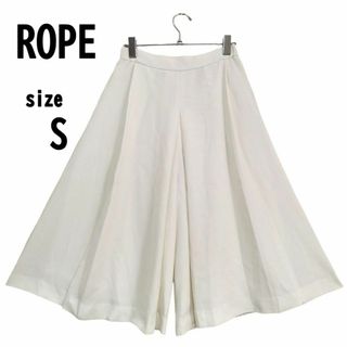 【S(36)】ROPE ロペ レディース パンツ ハーフパンツ オフホワイト(カジュアルパンツ)