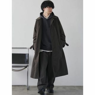 リドム(LIDNM)のLIDNM NYLON WASHER SIDE SLIT LOOSE COAT(ステンカラーコート)