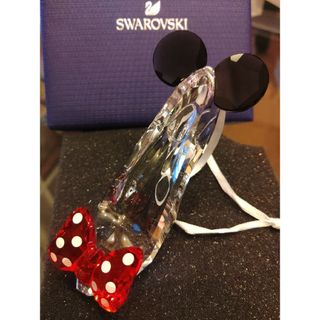 スワロフスキー(SWAROVSKI)のスワロフスキー 「ミニーマウスの靴 オーナメント」(置物)