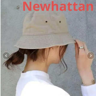 ニューハッタン(newhattan)の新品 ニューハッタン メンズレディース兼用　コットンバケットハット　紫外線(ハット)