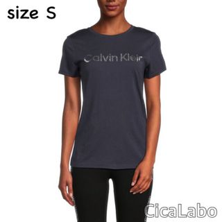 カルバンクライン(Calvin Klein)の【新品】カルバンクライン パフォーマンス ロゴ Tシャツ オニキス S(Tシャツ(半袖/袖なし))