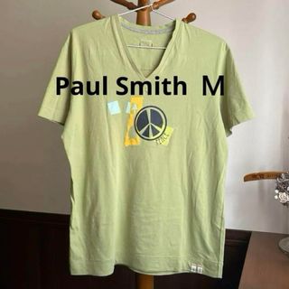 Paul Smith - ポールスミス Vネックtシャツ グリーン Ｍ