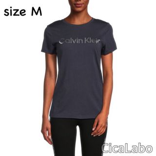 カルバンクライン(Calvin Klein)の【新品】カルバンクライン パフォーマンス ロゴ Tシャツ オニキス M(Tシャツ(半袖/袖なし))