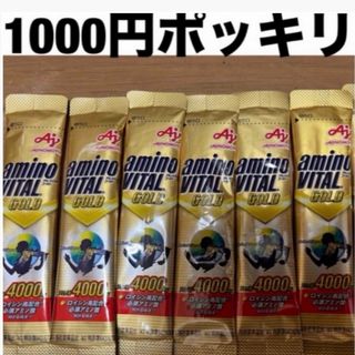 アジノモト(味の素)のアミノバイタル ＧＯＬＤ アミノバイタル ゴールド 6本 箱なし匿名配送(バドミントン)