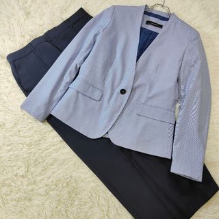 ザラ(ZARA)のZARA インディヴィ ノーカラー スーツ 3L 大きいサイズ(セット/コーデ)