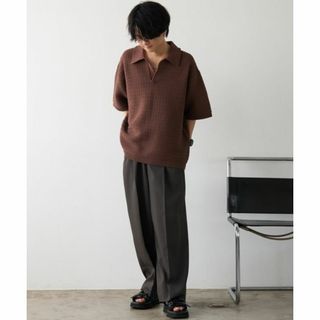 リドム(LIDNM)のWYM HIGH TWISTED GABA WIDE TUCK SLACKS M(スラックス)