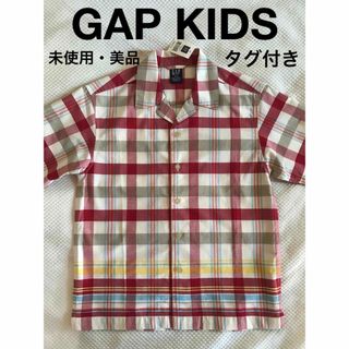 ギャップキッズ(GAP Kids)の【未使用・美品・タグ付】GAP KIDS★オ－プンカラ－ 半袖シャツ(ブラウス)