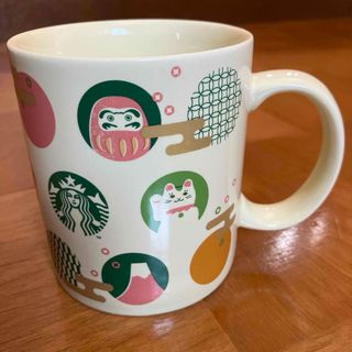 スターバックス(Starbucks)のスターバックスマグ　だるま　招き猫(グラス/カップ)